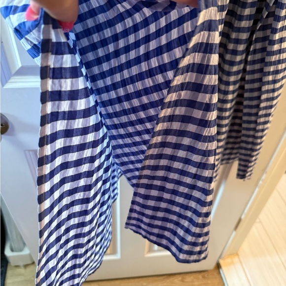 Universal Thread Blue and White Gingham Smocked Maxi Skirt - Picture 3 of 4